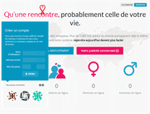 Tablet Screenshot of hiv-rencontre.com